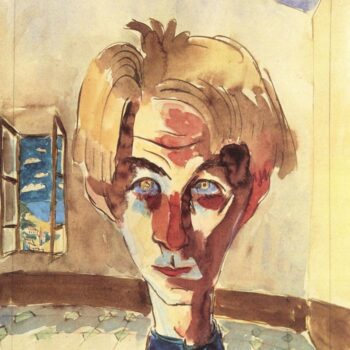 Self Portrait in a Room by Walter Gramatte
