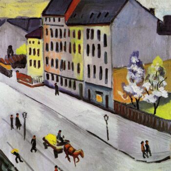 Street in Gray by August Macke