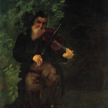 The Old Violinist by August Macke