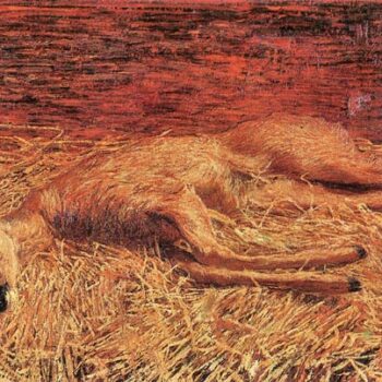 Dead Deer by Albin Egger-Lienz