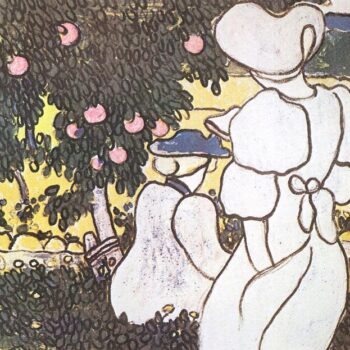 Illustration to Les Vierges [1] by Joseph Rippl-Ronai