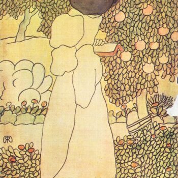 Lady in Her Garden by Joseph Rippl-Ronai