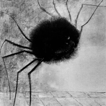 Laughing Spider by Odilon Redon