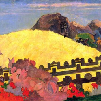 There Is The Temple by Gauguin