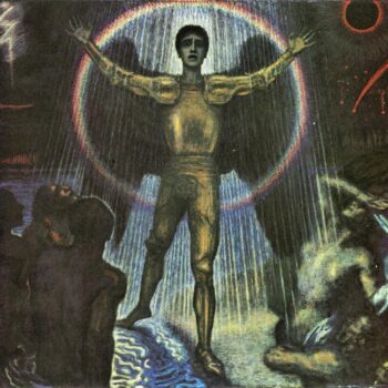 The Angel of The Court by Franz Von Stuck