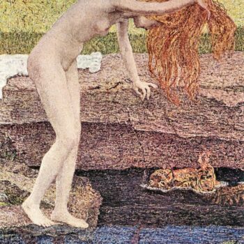 The Vanity Detail by Giovanni Segantini