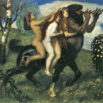 Walking Ride by Franz Von Stuck