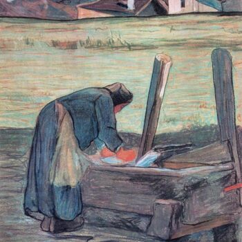 Washer by Giovanni Segantini