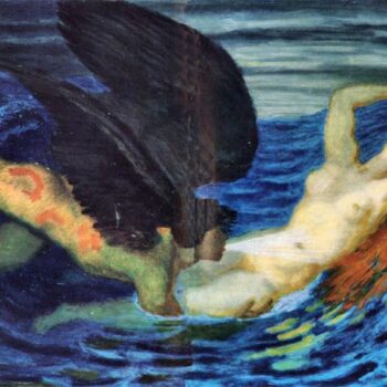 Wind and Wave by Franz Von Stuck