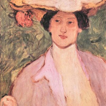 Woman in Red by Joseph Rippl-Ronai