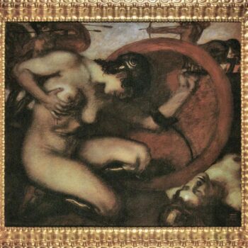 Wounded Amazion [1] by Franz Von Stuck
