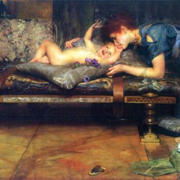 A Paradise on Earth, Detail by Alma-Tadema