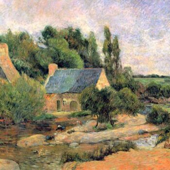 Washerwomen at Pont-Aven by Gauguin