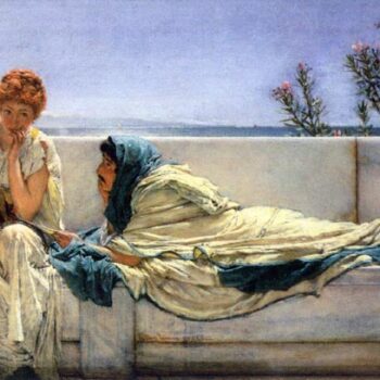 Asking by Alma-Tadema