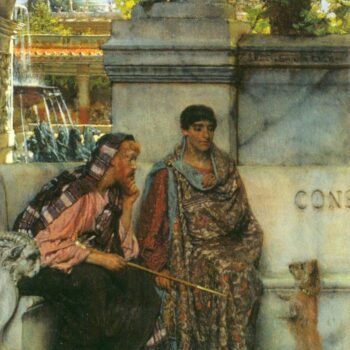At The Time of Constantine by Alma-Tadema