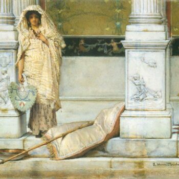 Fishing by Alma-Tadema