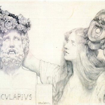The Coronation of Aesculapius by Alma-Tadema