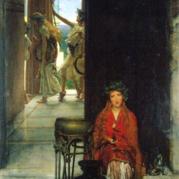 The Path to The Temple by Alma-Tadema