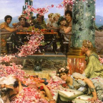 The Roses of Heliogabalus Detail 2 by Alma-Tadema