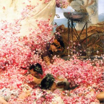 The Roses of Heliogabalus Detail by Alma-Tadema