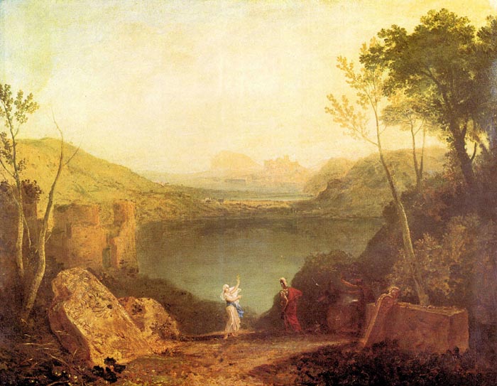 Aeneas and Cybelle at Lake Avernus by Joseph Mallord Turner