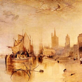 Arrival of Boat, Cologne by Joseph Mallord Turner