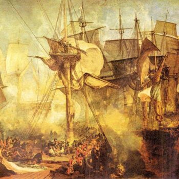 Battle of Trafalgar by Joseph Mallord Turner