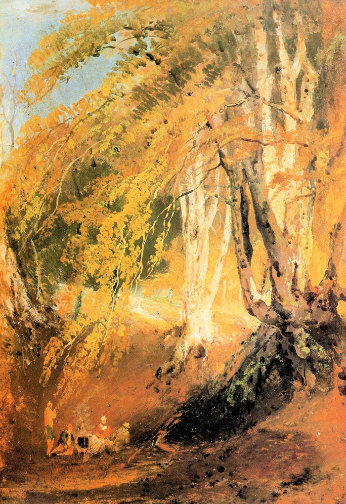 Beech Woods with Gypsies 2 by Joseph Mallord Turner