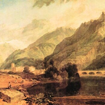 Bonneville Savoy, with Mont Blanc by Joseph Mallord Turner