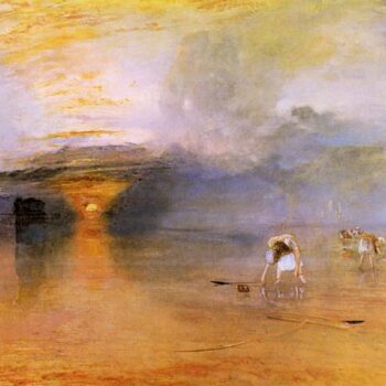 Calais - Collecting Bait by Joseph Mallord Turner