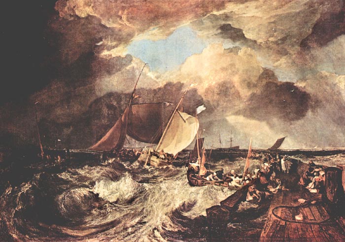 Calais Pier by Joseph Mallord Turner