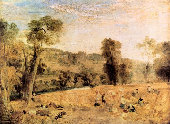 Cassiobury Park - Harvest by Joseph Mallord Turner