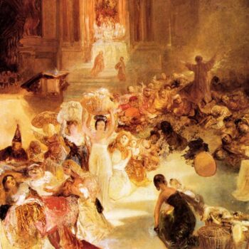 Christ Driving The Traders from The Temple by Joseph Mallord Turner