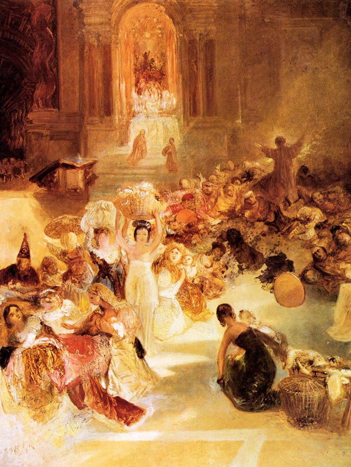 Christ Driving The Traders from The Temple by Joseph Mallord Turner