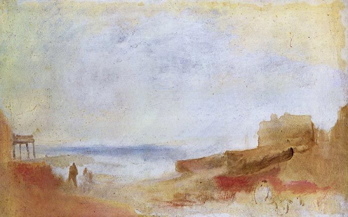 Coastal Scene with Buildings by Joseph Mallord Turner