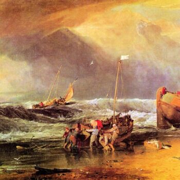 Coastal Scene with Fishermen by Joseph Mallord Turner