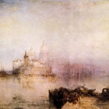 Dogana and Santa Maria in Venice by Joseph Mallord Turner