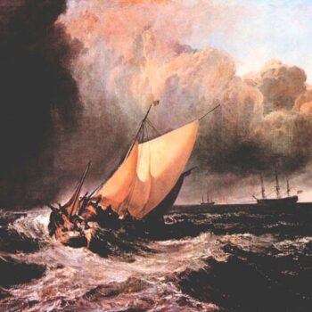 Dutch Boats in a Squall by Joseph Mallord Turner