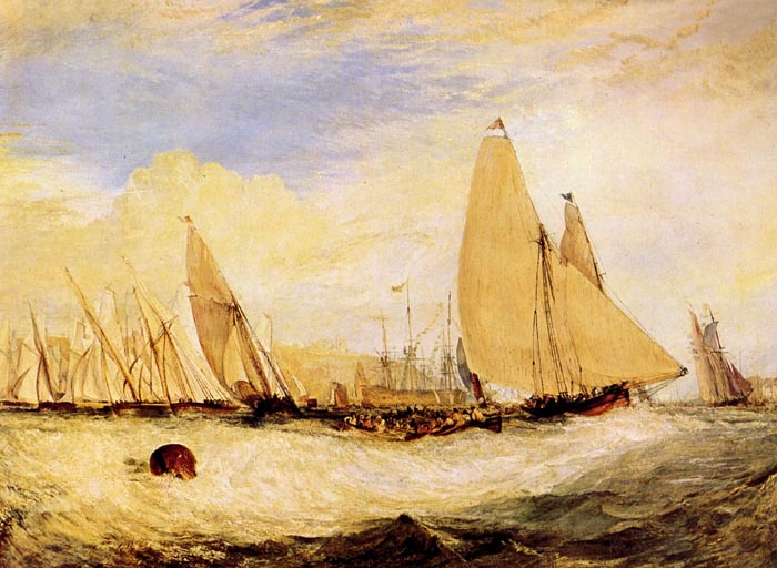 East Cowes Castle, Regatta by Joseph Mallord Turner