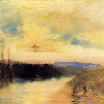Evening Landscape by Joseph Mallord Turner