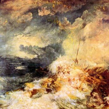Fire at Sea by Joseph Mallord Turner