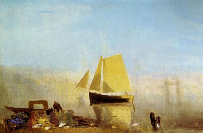 Fishing Boat in a Mist by Joseph Mallord Turner