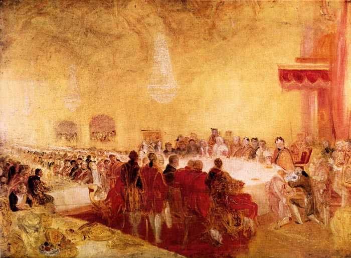 George Iv at Banquet in Edinburgh by Joseph Mallord Turner