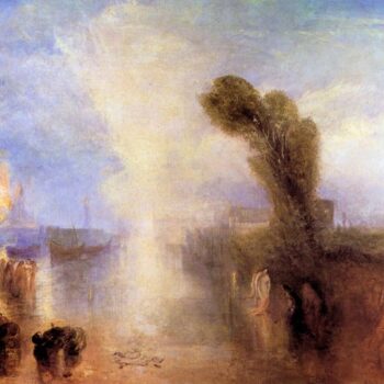 Girls Bathing in Moonlight by Joseph Mallord Turner
