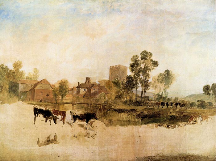 Goring Mill and Church by Joseph Mallord Turner