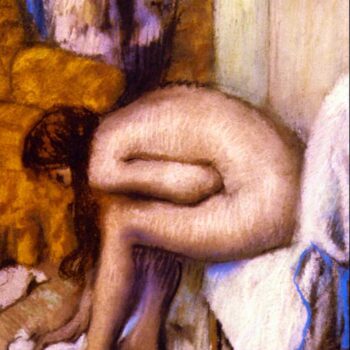 After The Bath by Degas