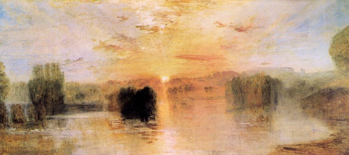 Lake Petworth Sunset by Joseph Mallord Turner