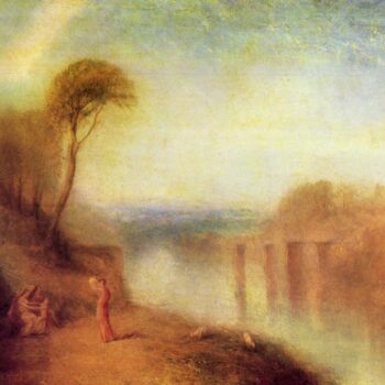 Landscape with a Woman with a Tambourine by Joseph Mallord Turner