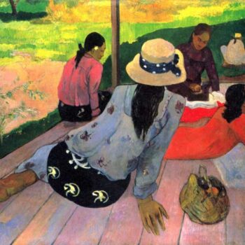 Afternoon Quiet Hour by Gauguin