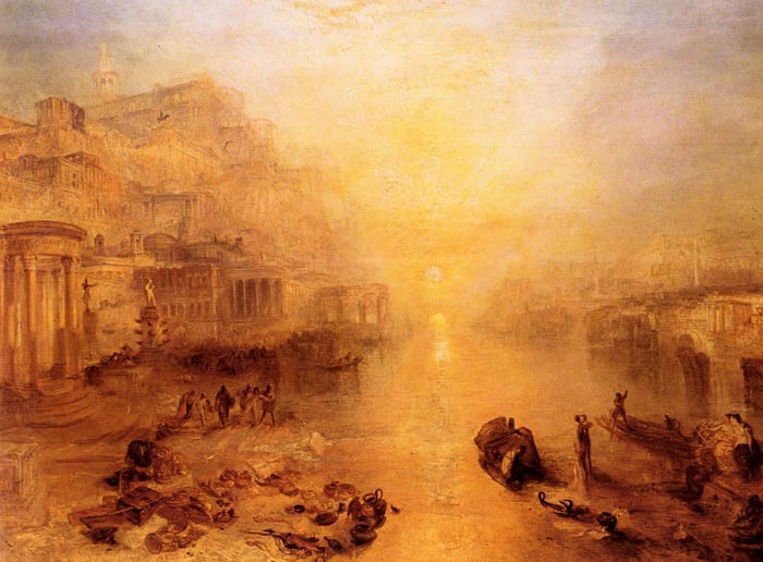 Old Italy - Ovid Banished from Rome by Joseph Mallord Turner